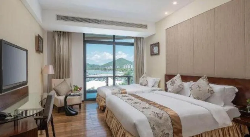 Bed in Serenity Marina Hotel