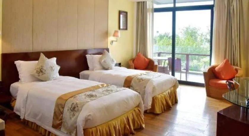 Bed in Serenity Marina Hotel