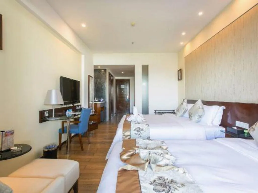 Bed in Serenity Marina Hotel