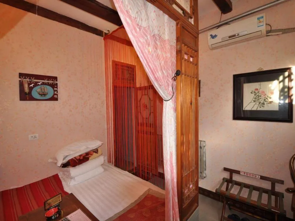 Bed in Pingyao Yufengheng Hotel