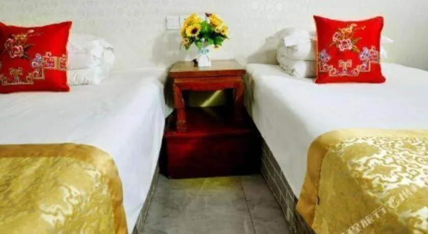 Bed in Pingyao Yufengheng Hotel