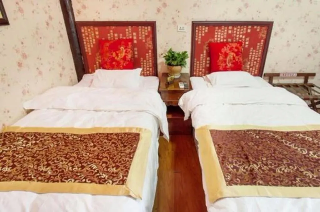 Bed in Pingyao Yufengheng Hotel