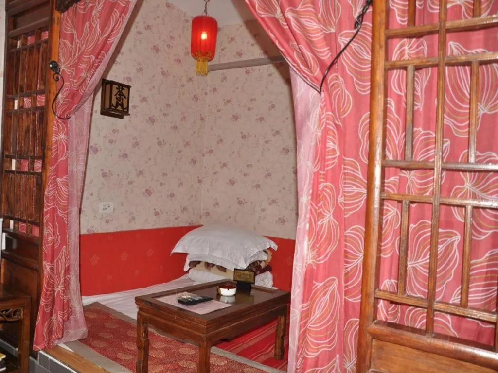 Bed in Pingyao Yufengheng Hotel