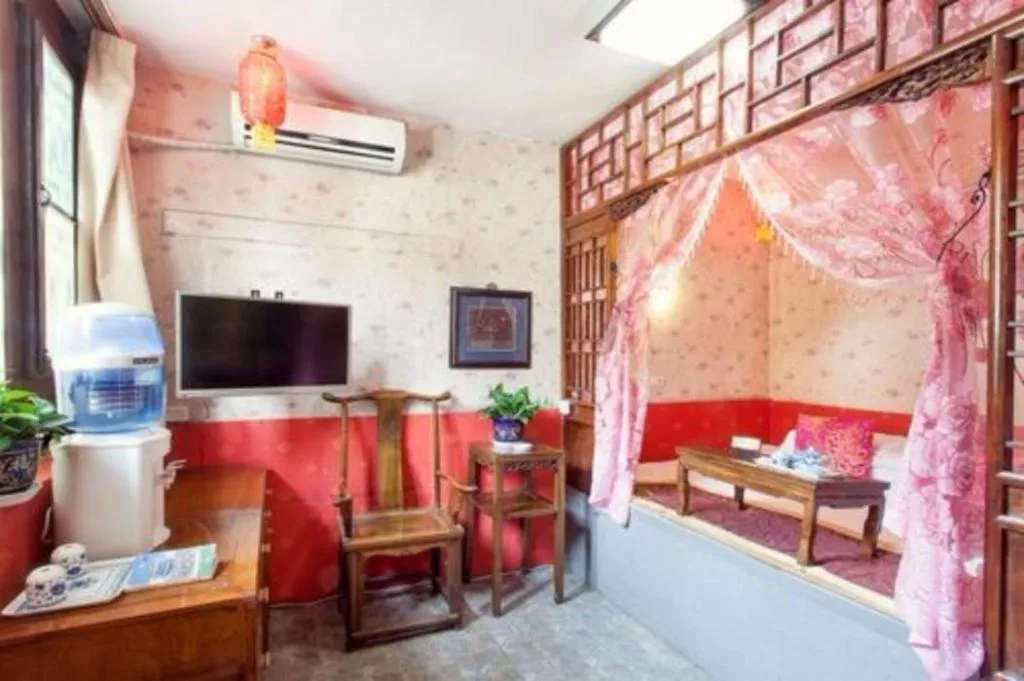 Bed in Pingyao Yufengheng Hotel