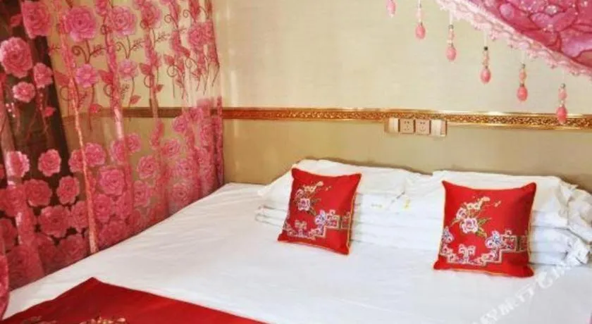 Bed in Pingyao Yufengheng Hotel