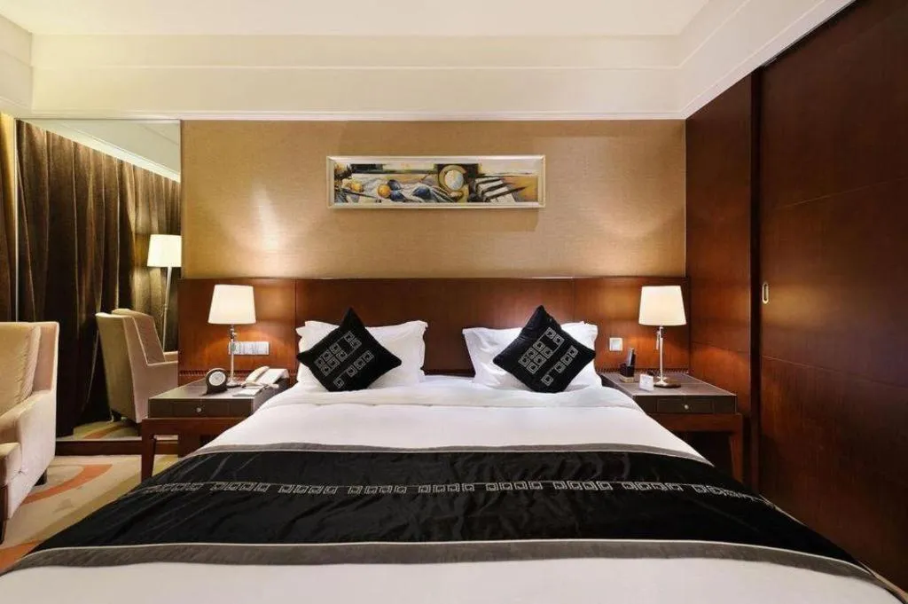 Bed in Putian Depo Hotel