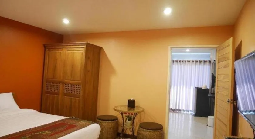 Bed in Phaphoom Boutique Residence