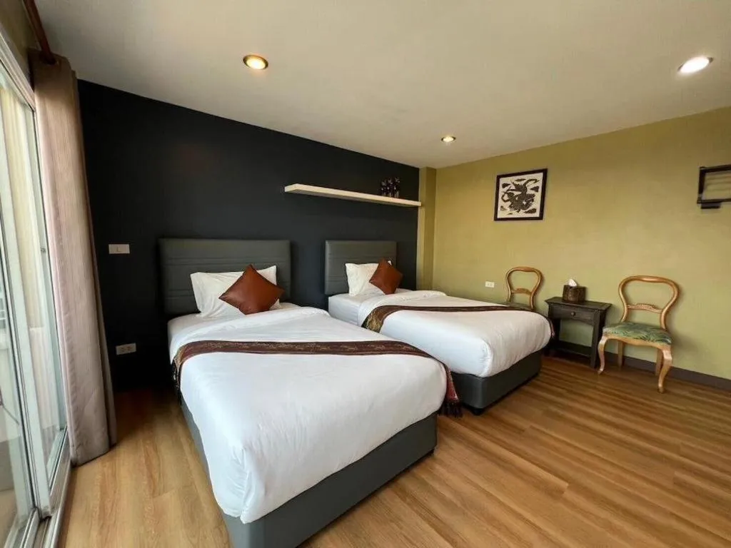 Bed in Phaphoom Boutique Residence