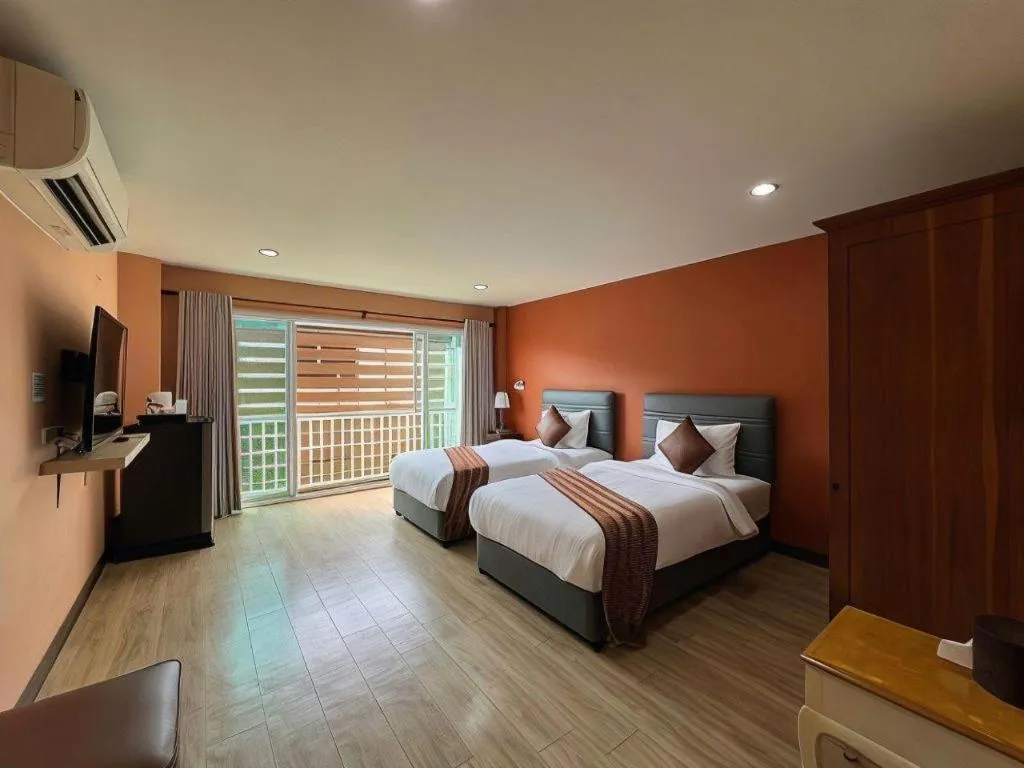 Bed in Phaphoom Boutique Residence