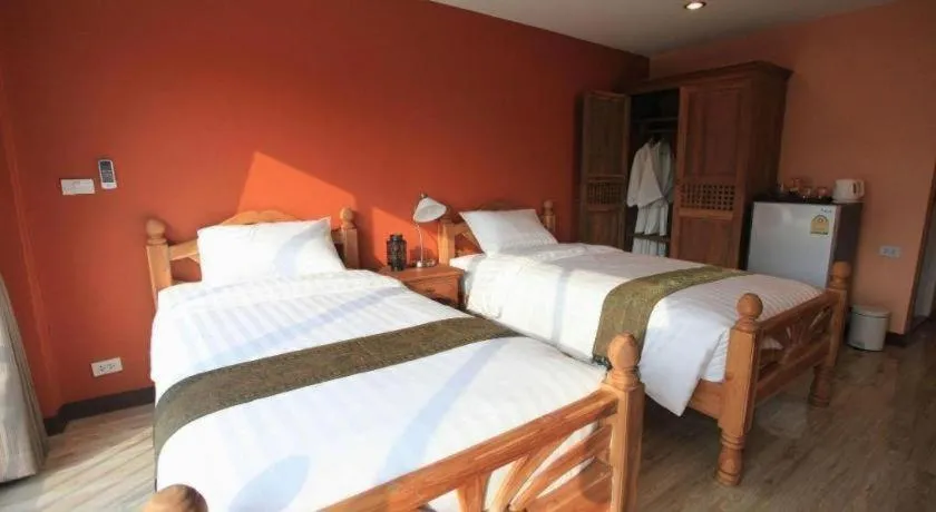 Bed in Phaphoom Boutique Residence