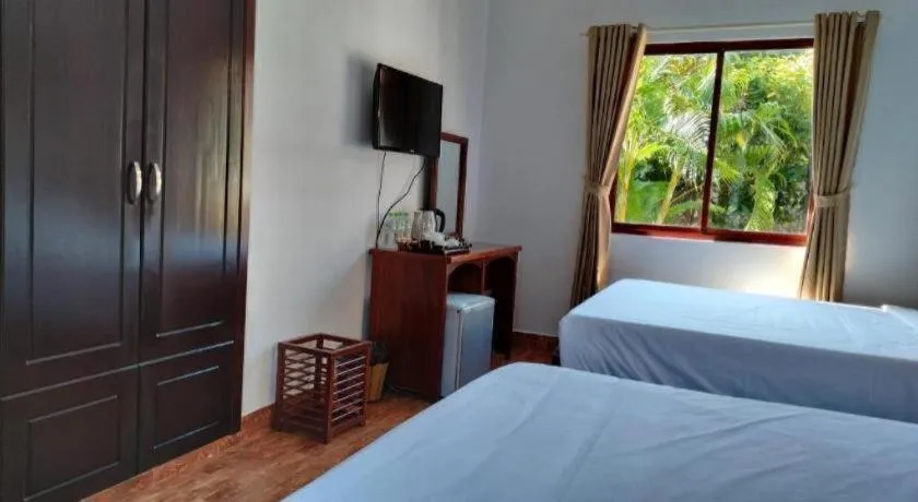 Bed in Castaways Resort Phu Quoc
