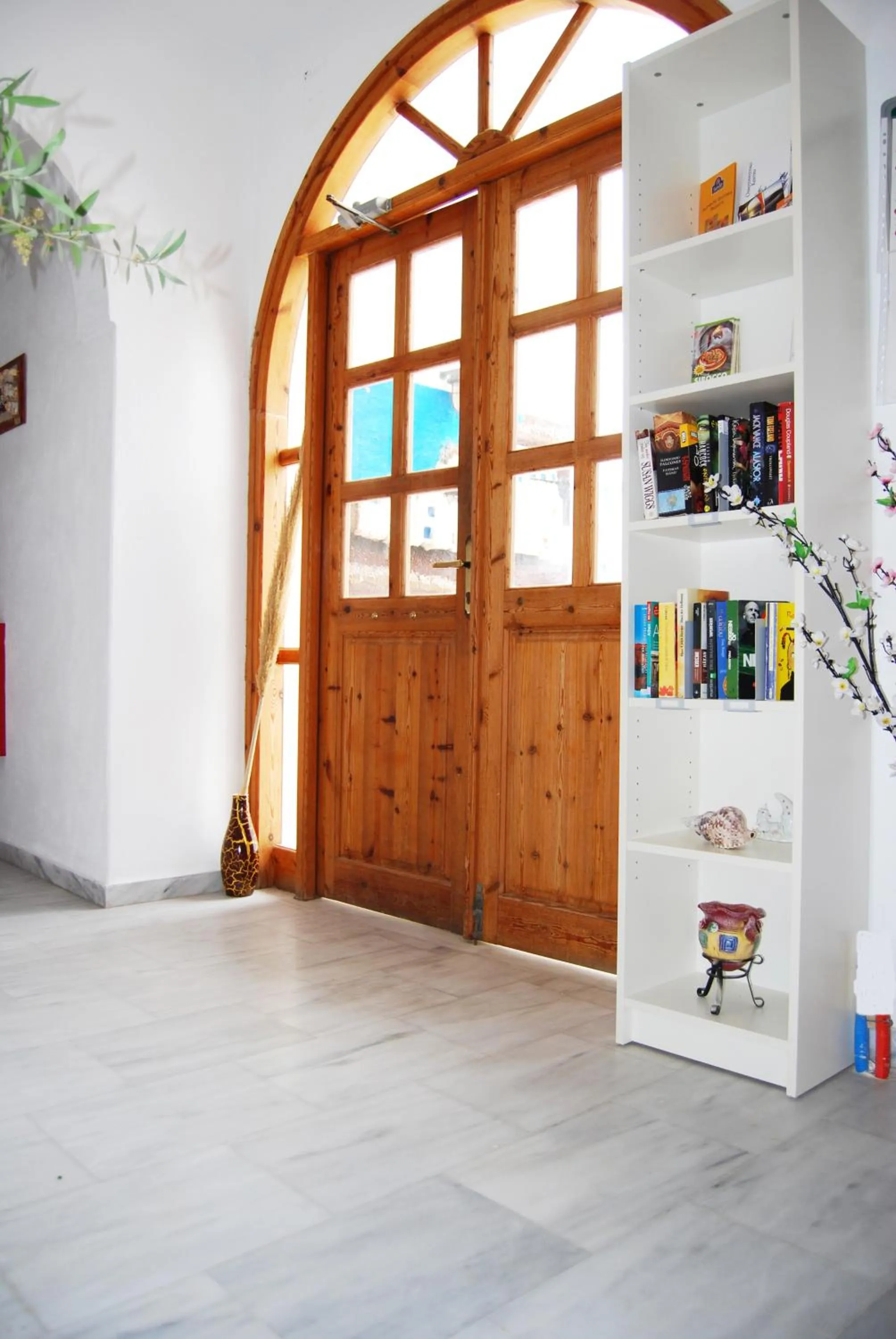 Library in Aretousa Villas