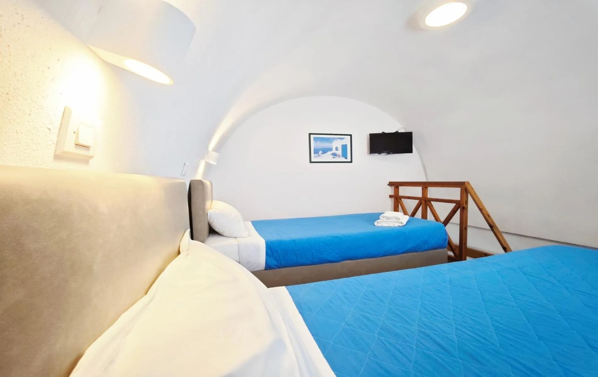 Bedroom, Bed in Aretousa Villas