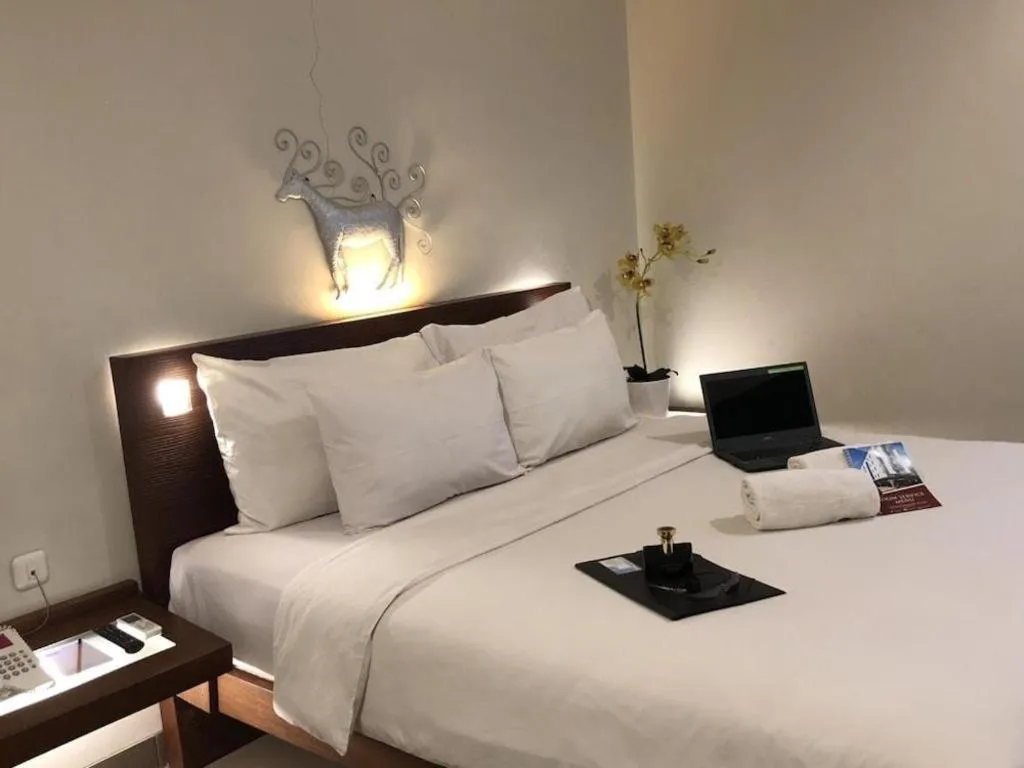 Bed in Burza Hotel Lubuk Linggau