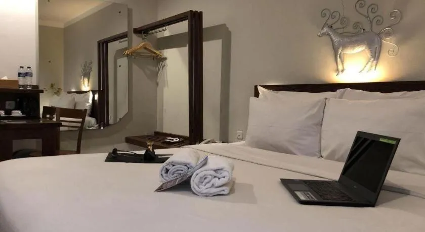 Bed in Burza Hotel Lubuk Linggau