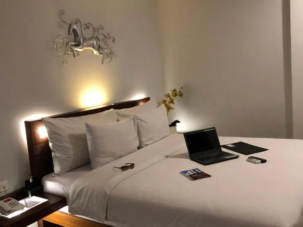 Bed in Burza Hotel Lubuk Linggau