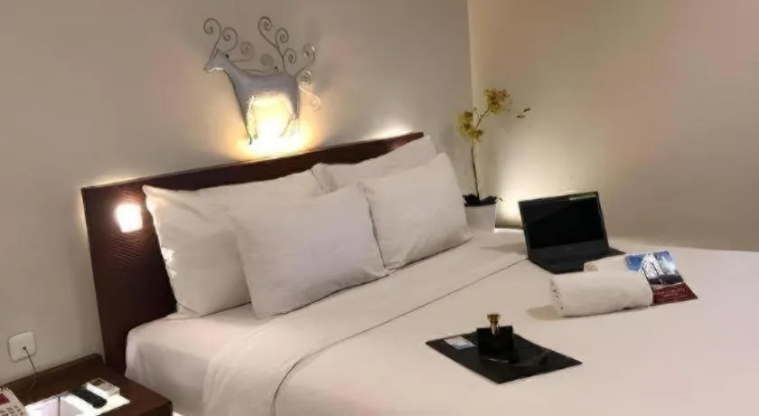 Bed in Burza Hotel Lubuk Linggau