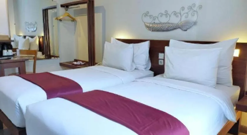 Bed in Burza Hotel Lubuk Linggau