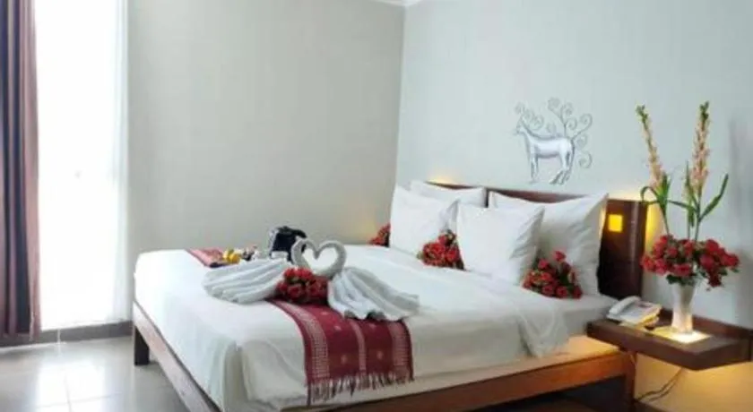Bed in Burza Hotel Lubuk Linggau