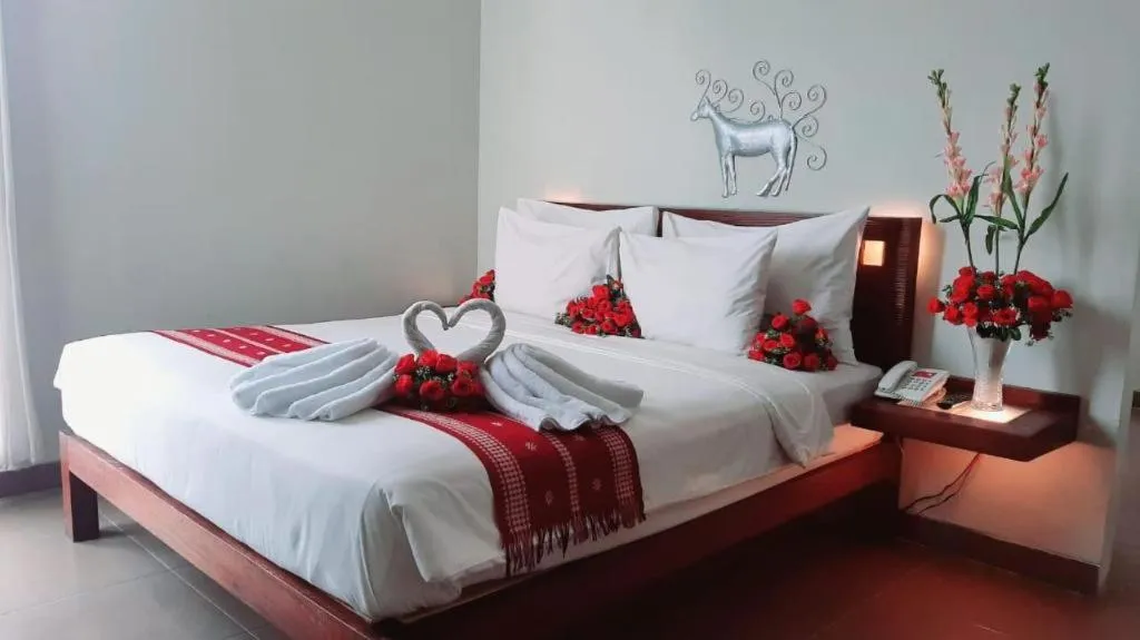 Bed in Burza Hotel Lubuk Linggau