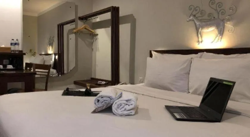 Bed in Burza Hotel Lubuk Linggau