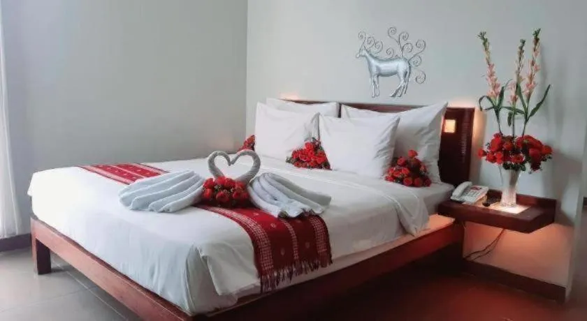 Bed in Burza Hotel Lubuk Linggau