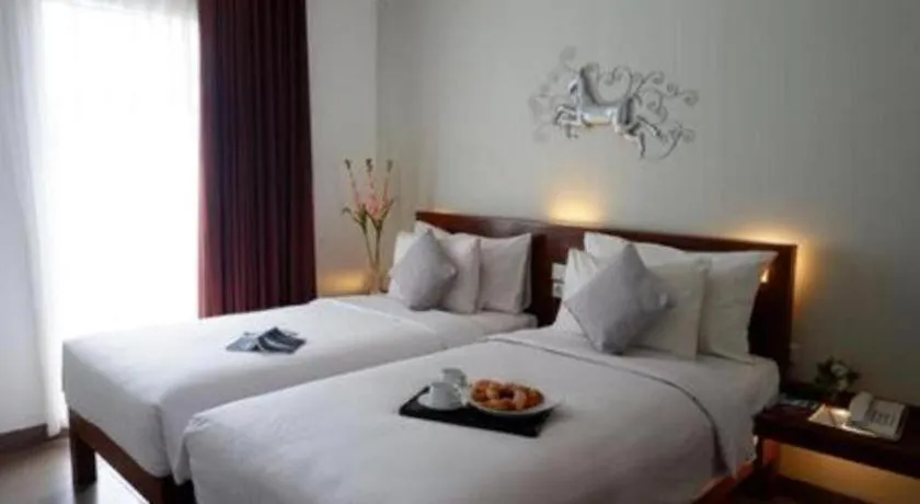 Bed in Burza Hotel Lubuk Linggau
