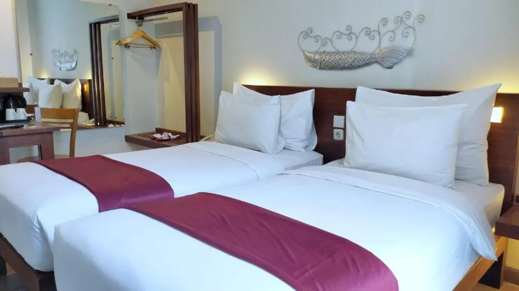 Bed in Burza Hotel Lubuk Linggau