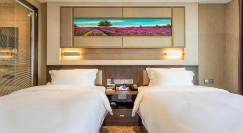 Bed in Lavande Hotel Tianjin Binhia Yujiabao Finance Center Branch