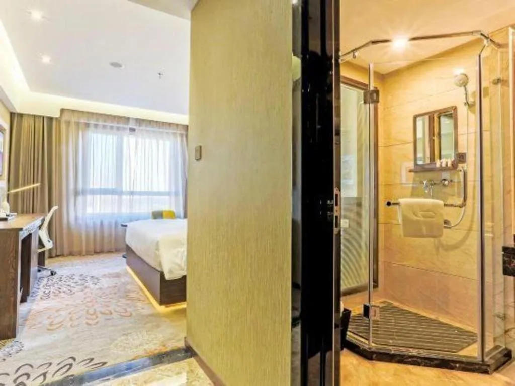 Bed in Lavande Hotel Tianjin Binhia Yujiabao Finance Center Branch