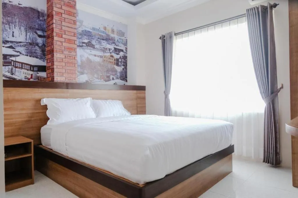 Bed in Noura Guest House Syariah