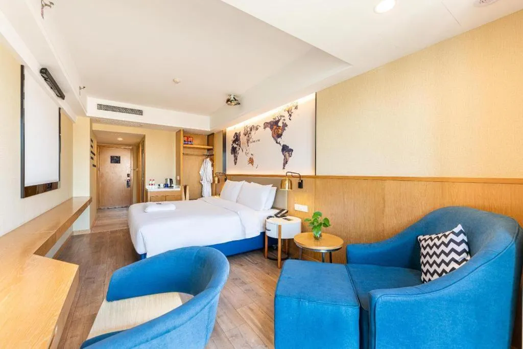 Bed in Kyriad Marvelous Hotel·Xi'an North High-speed Railway Station