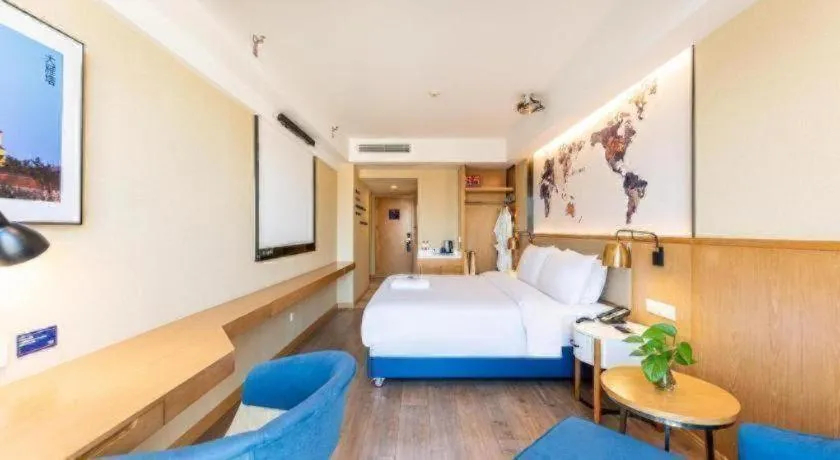 Bed in Kyriad Marvelous Hotel·Xi'an North High-speed Railway Station