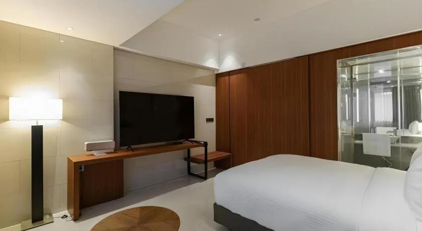 Bed in Top Cloud Hotel Iksan