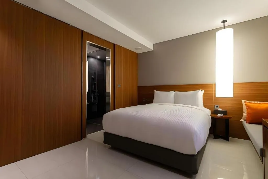 Bed in Top Cloud Hotel Iksan