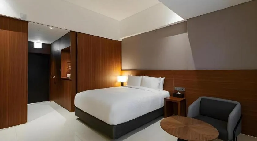 Bed in Top Cloud Hotel Iksan