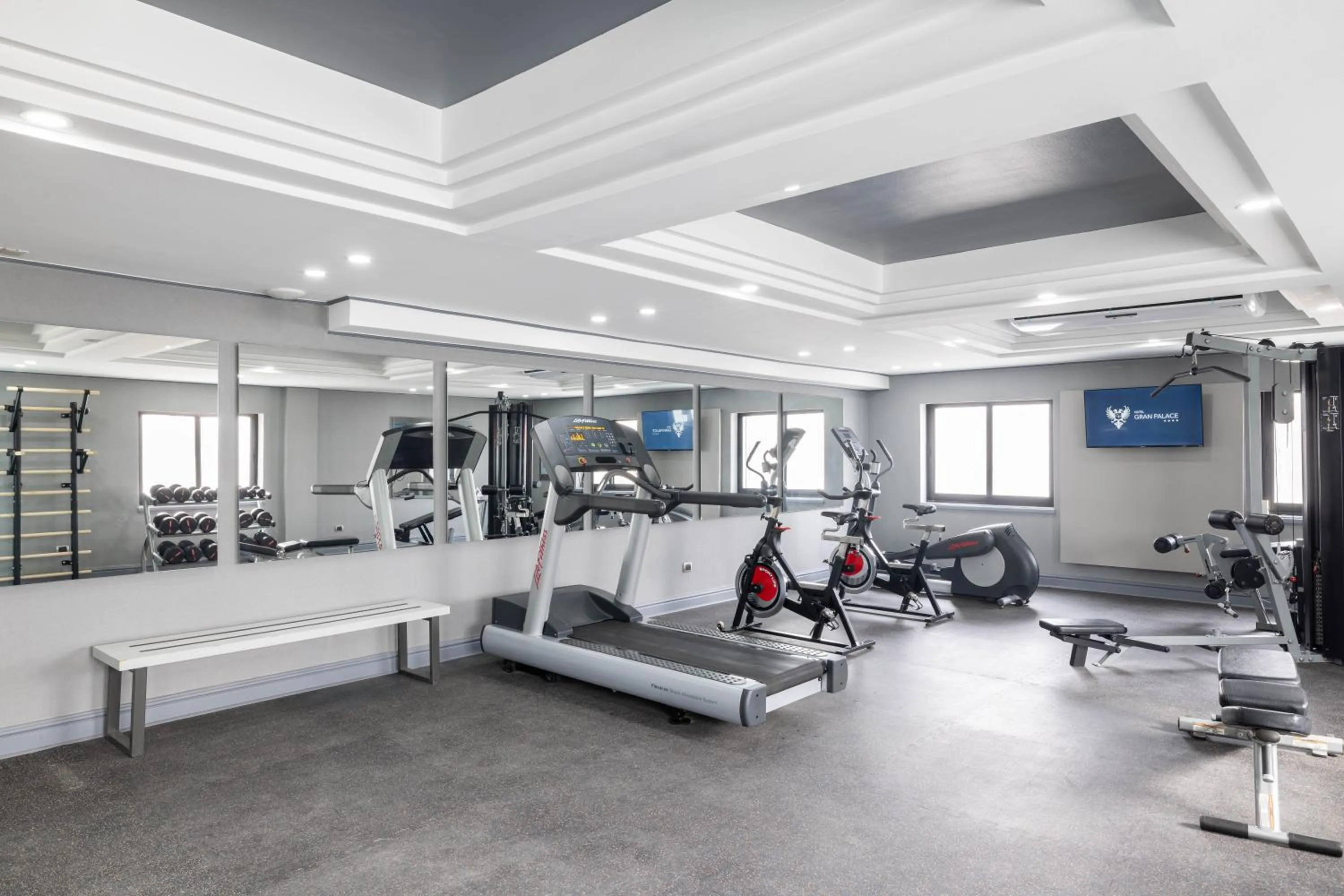 Fitness centre/facilities in Hotel Gran Palace