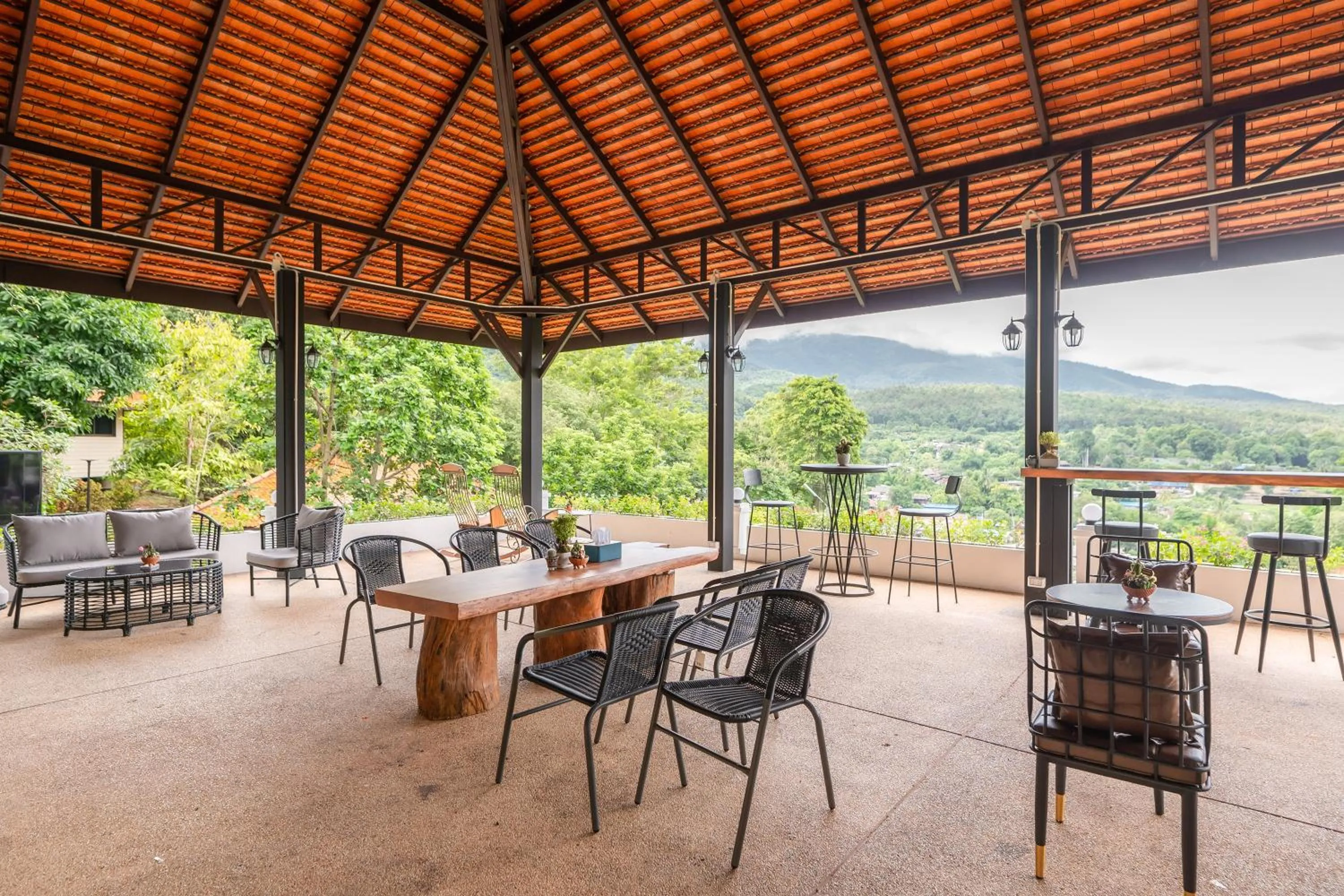 Balcony/Terrace in Guru Resort Chiang Mai