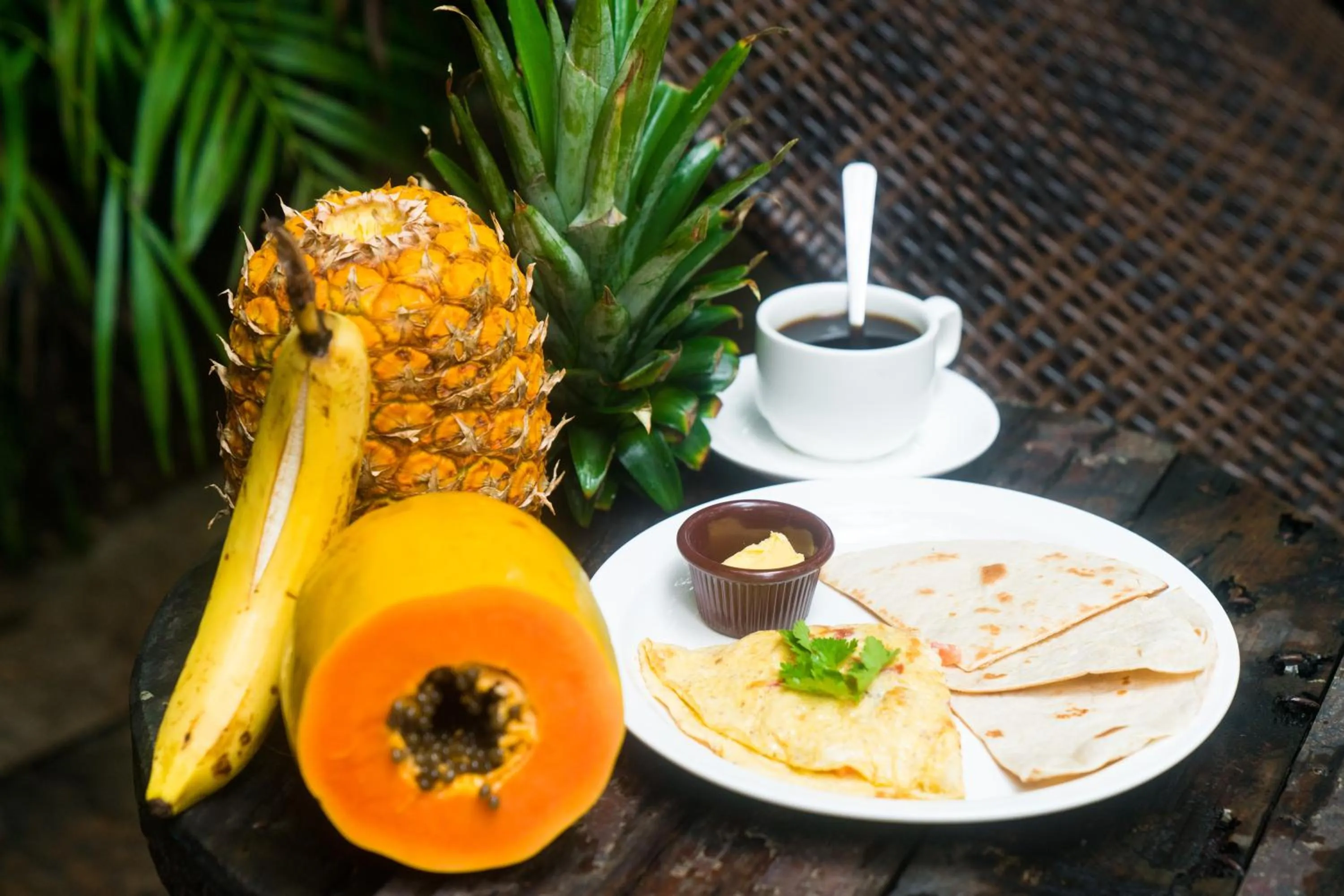 Food and drinks in Green Sanctuary Hotel