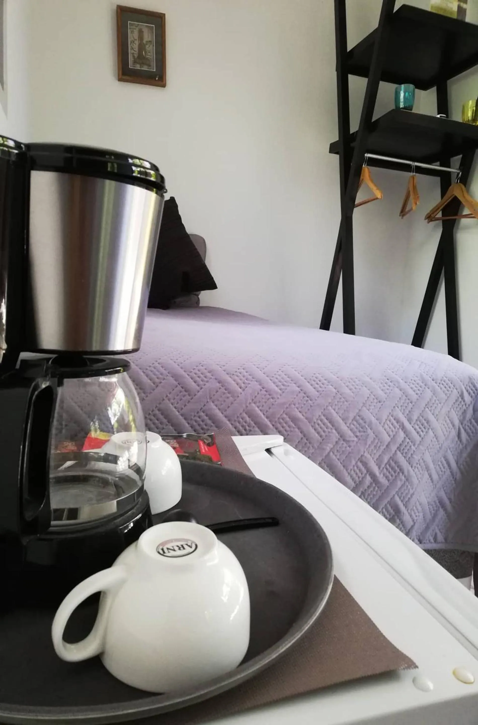 Coffee/tea facilities, Bed in Green Sanctuary Hotel