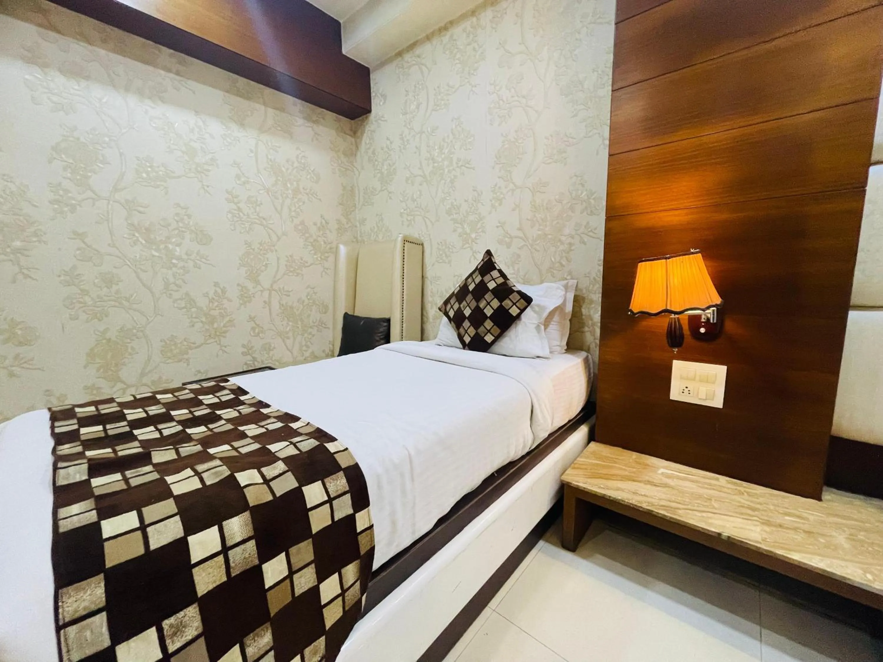 Photo of the whole room, Bed in Hotel Kc Inn Ajmer