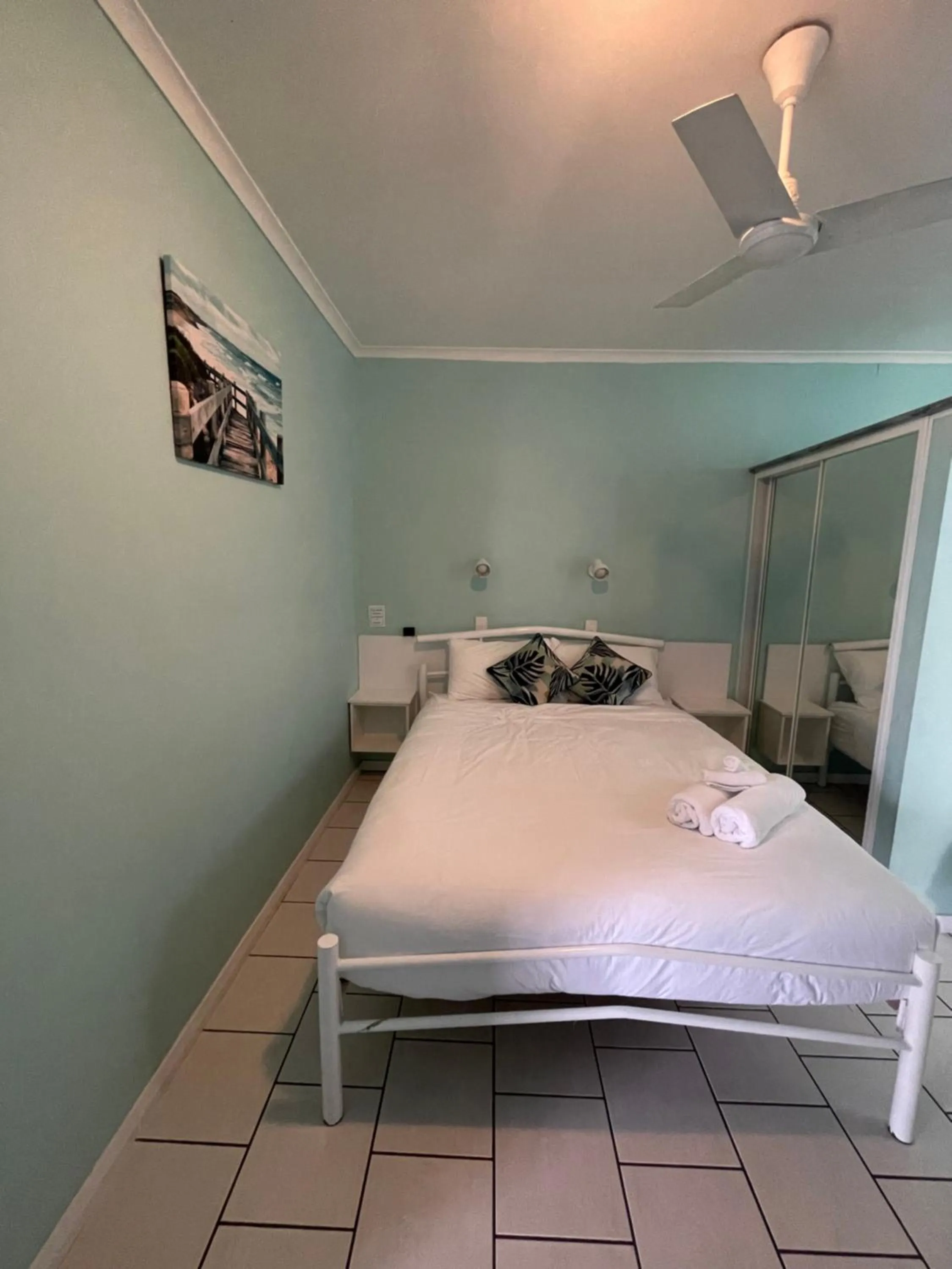 Bed in The Tree Motel