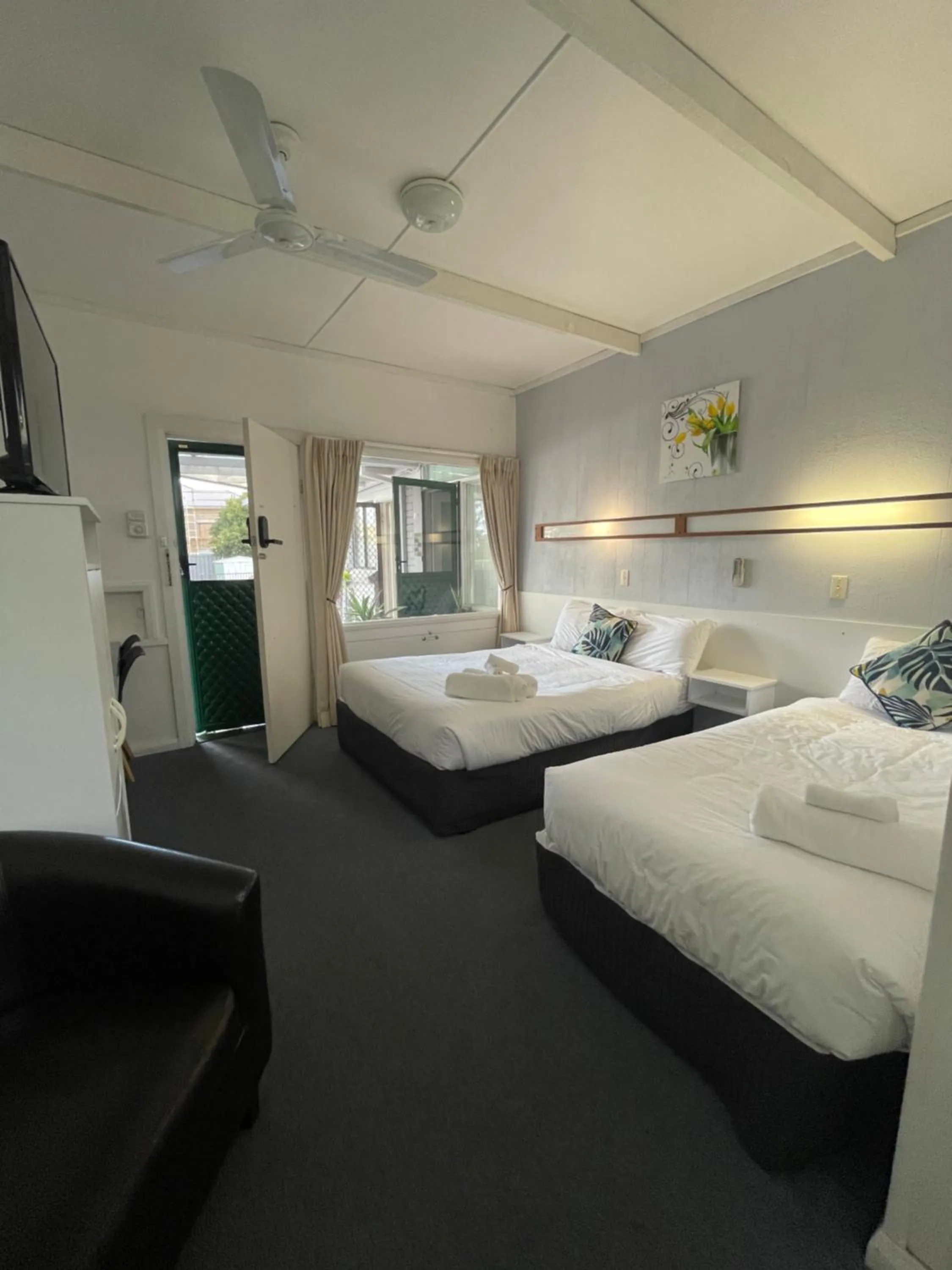 Bed in The Tree Motel