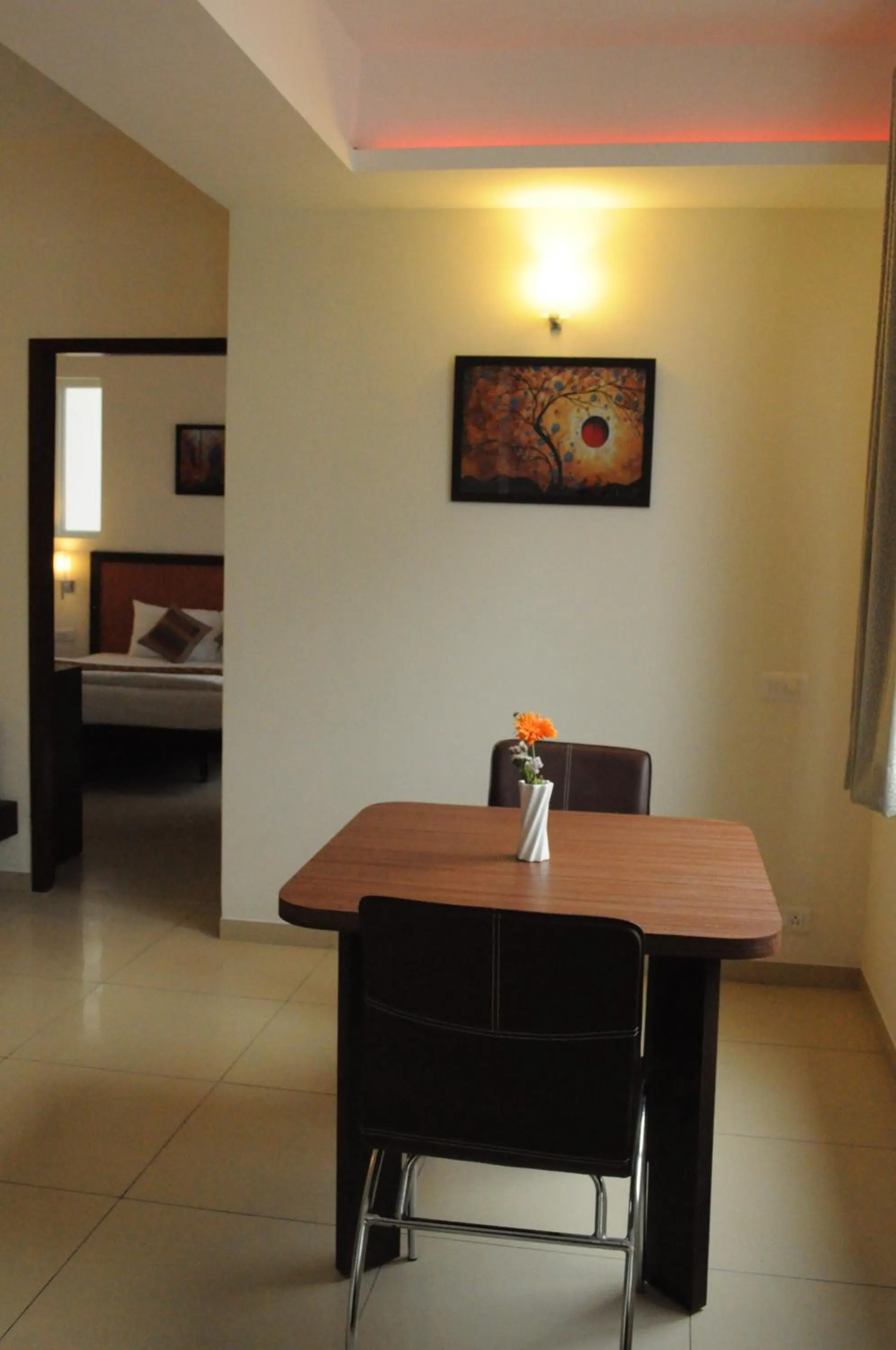 Seating area in Ixora Suites
