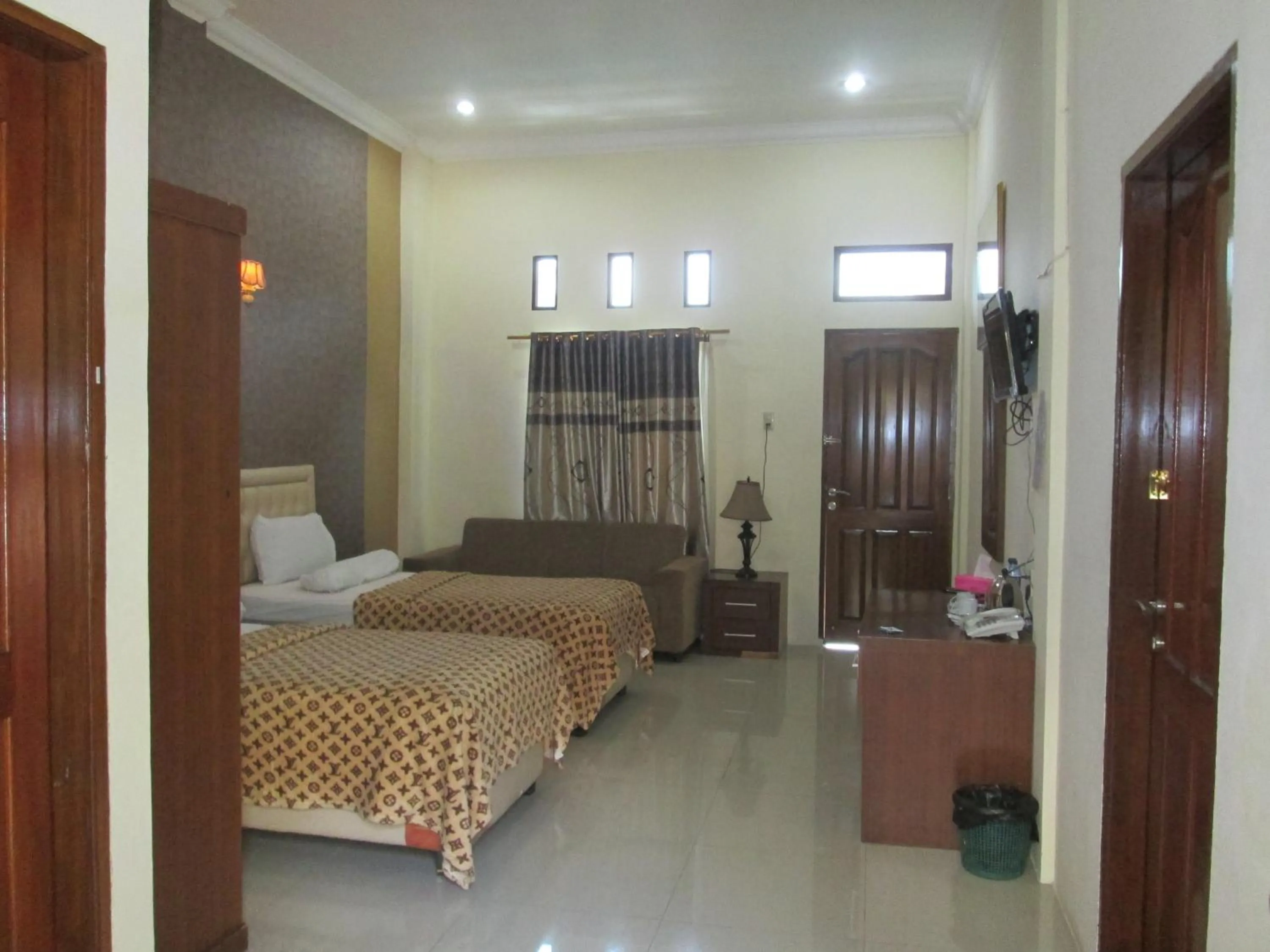 Decorative detail, Bed in Permata Land Hotel & Resort