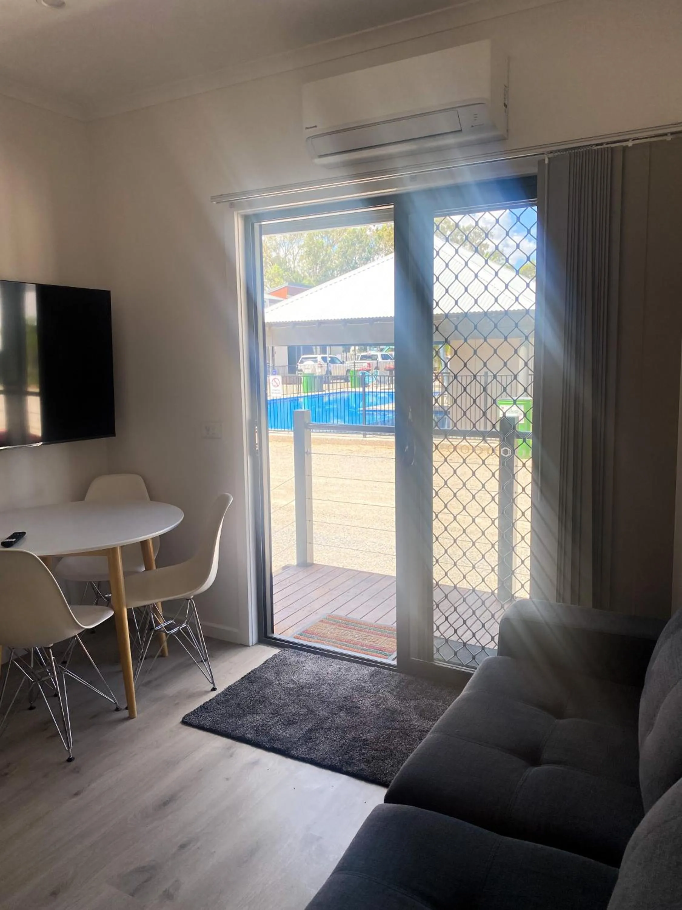 Seating area in Bundalong Villas
