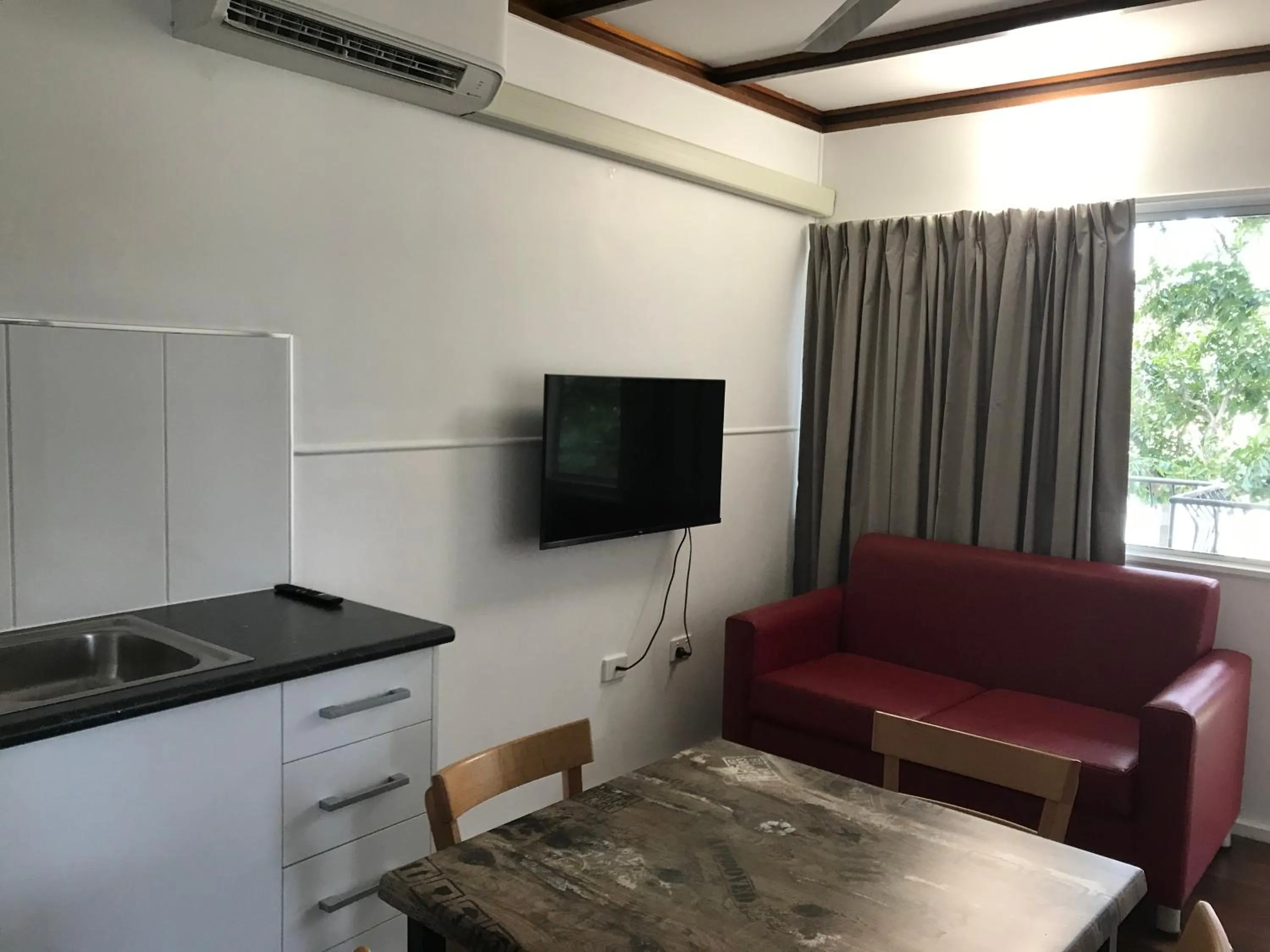 Seating area in Ocean Breeze Units