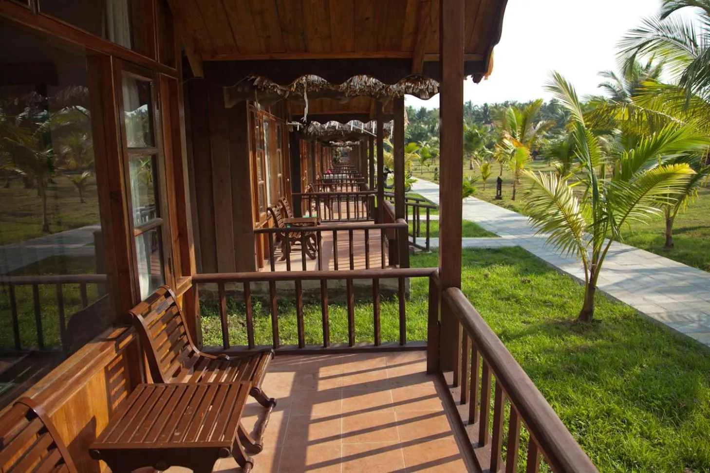 Patio in Symphony Palms Beach Resort And Spa
