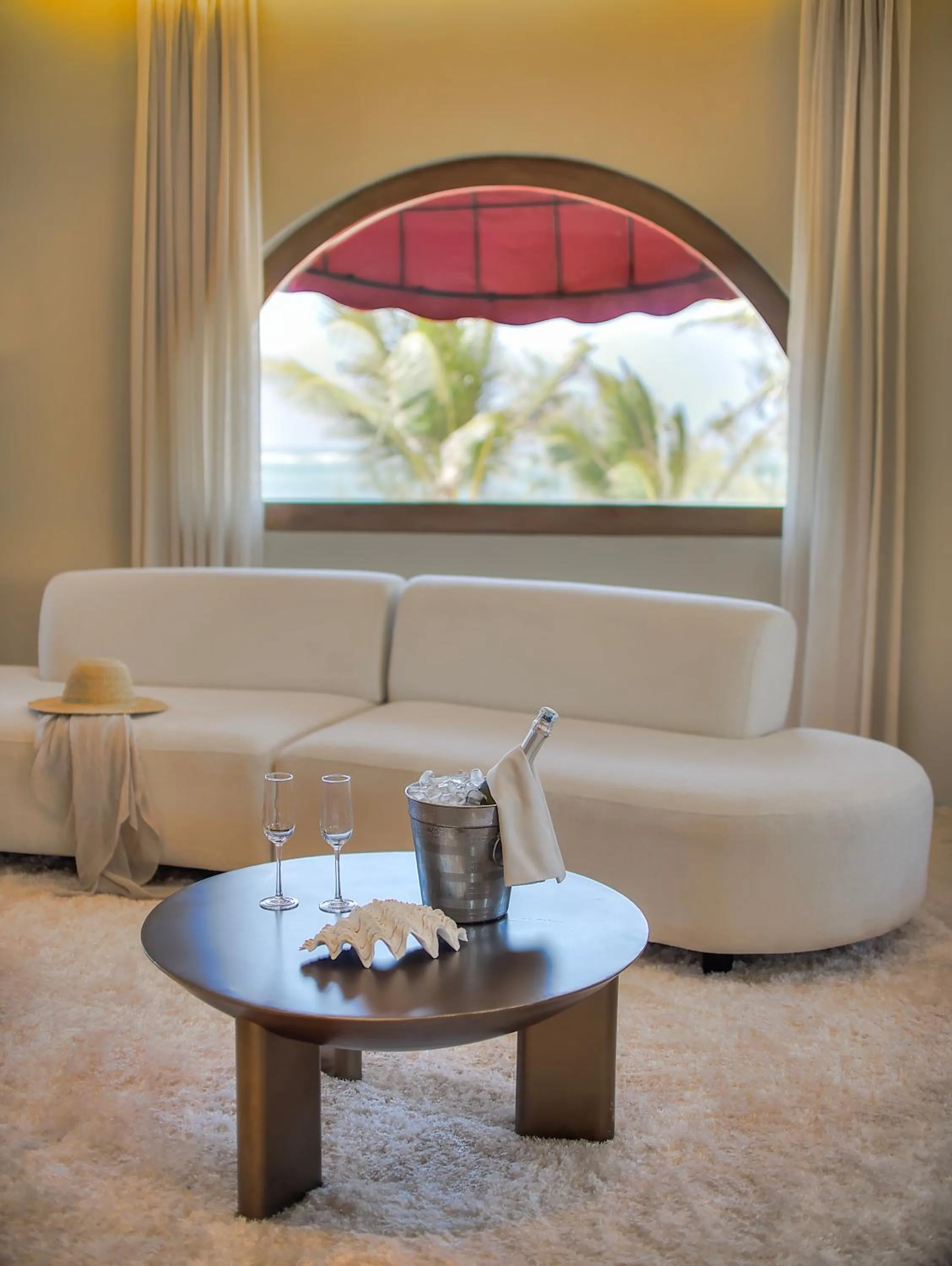 Living room in Kobe Suite Resort