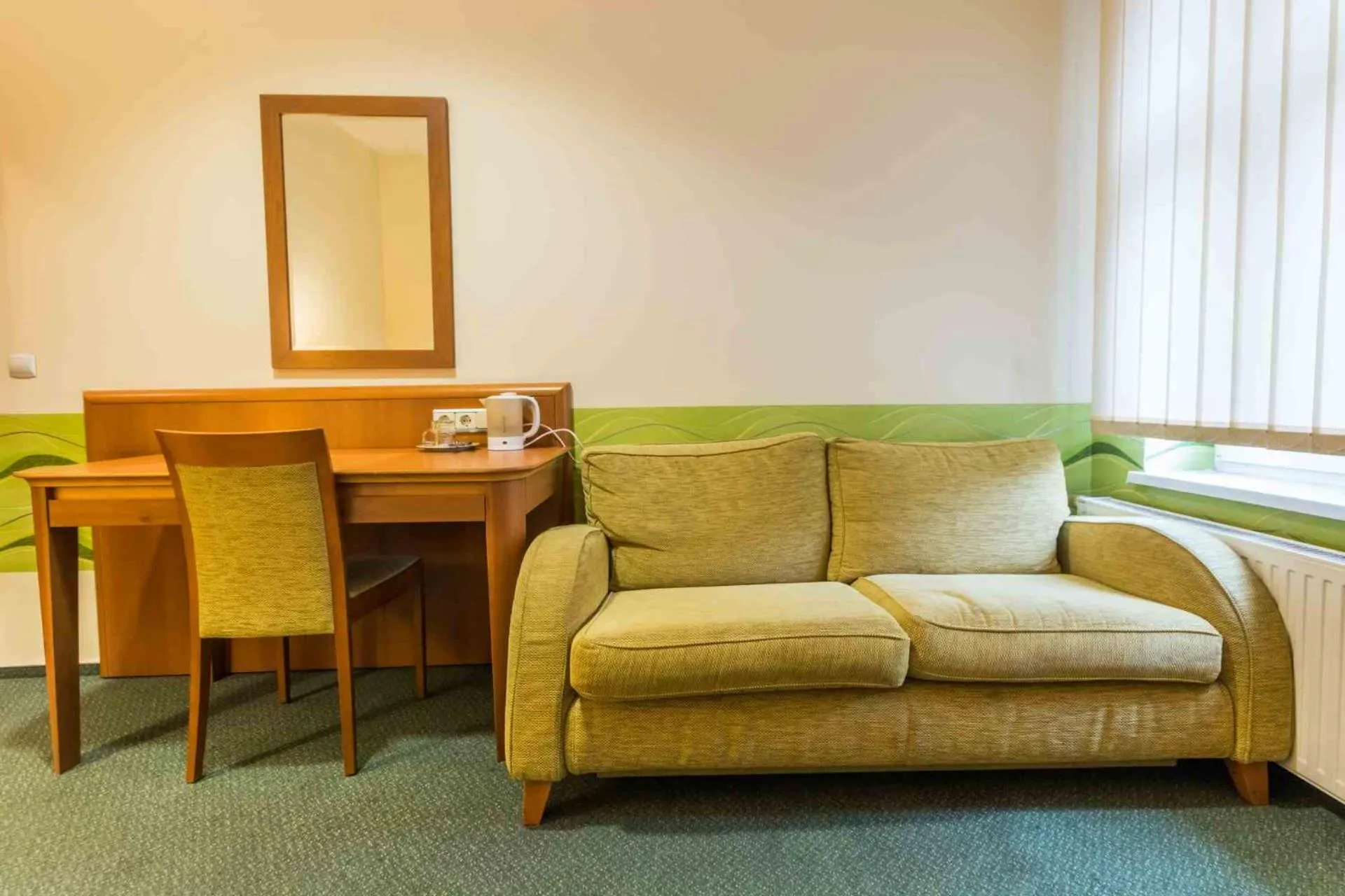 Seating area in Hostel Nina